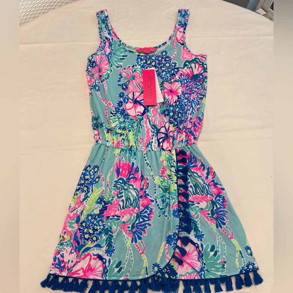 Lilly Pulitzer Jarrett ROMPER “Multi Beach You To It” NWT